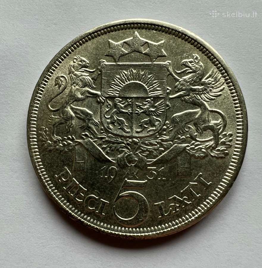 1931m. 5 Lati -Milda- Unc- - nuotraukos Nr. 2