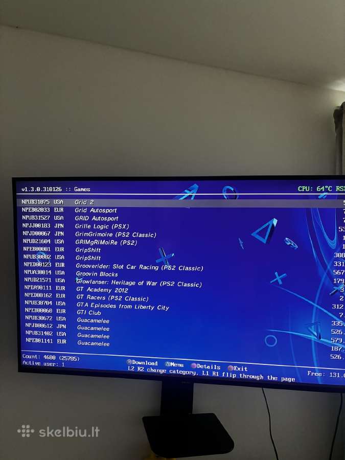PS3 Slim atrišta 500 GB - nuotraukos Nr. 3