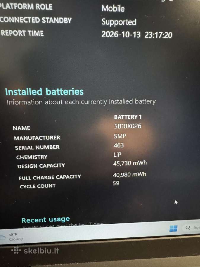 Thinkpad E15 Gen 2 i5-11th, 16gb RAM, 256gb SSD - nuotraukos Nr. 7
