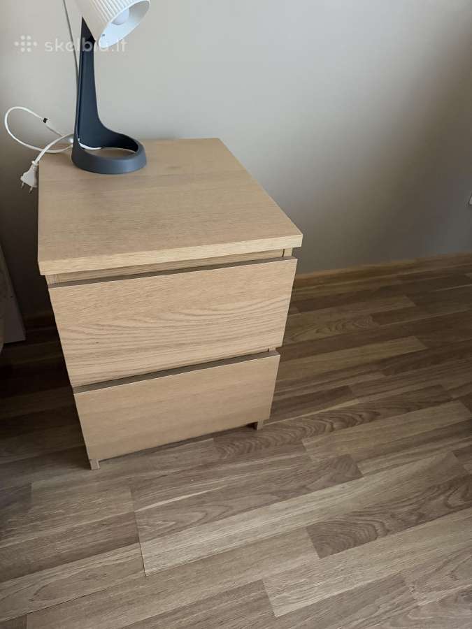 Ikea lova su spintelemis 160x200 m su grotelemis - nuotraukos Nr. 5