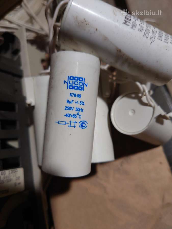 Kondensatorius 9 mkf 250v - nuotraukos Nr. 3