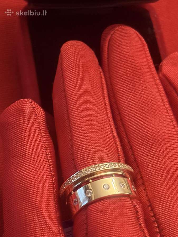 Prabangus išskirtinis auksinis žiedas Glamour - nuotraukos Nr. 7