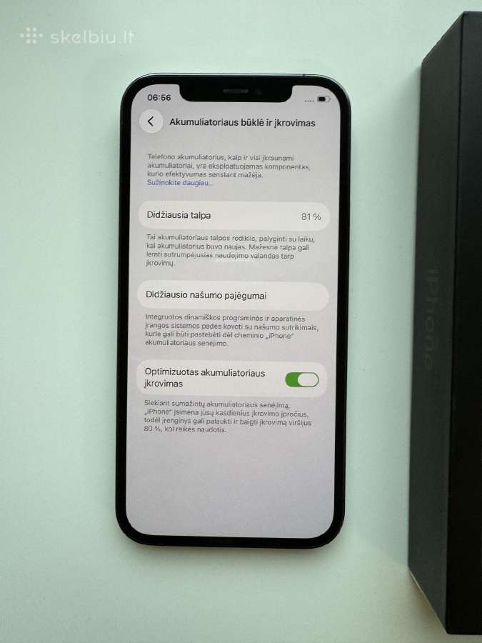 Parduodamas iPhone 12 pro 128gb - nuotraukos Nr. 9