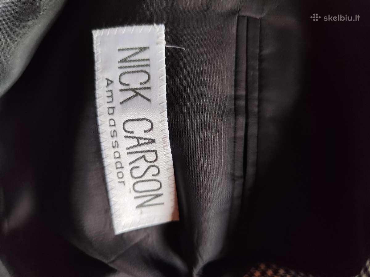 Klasikinis vyriškas švarkas L/XL dydis - nuotraukos Nr. 5