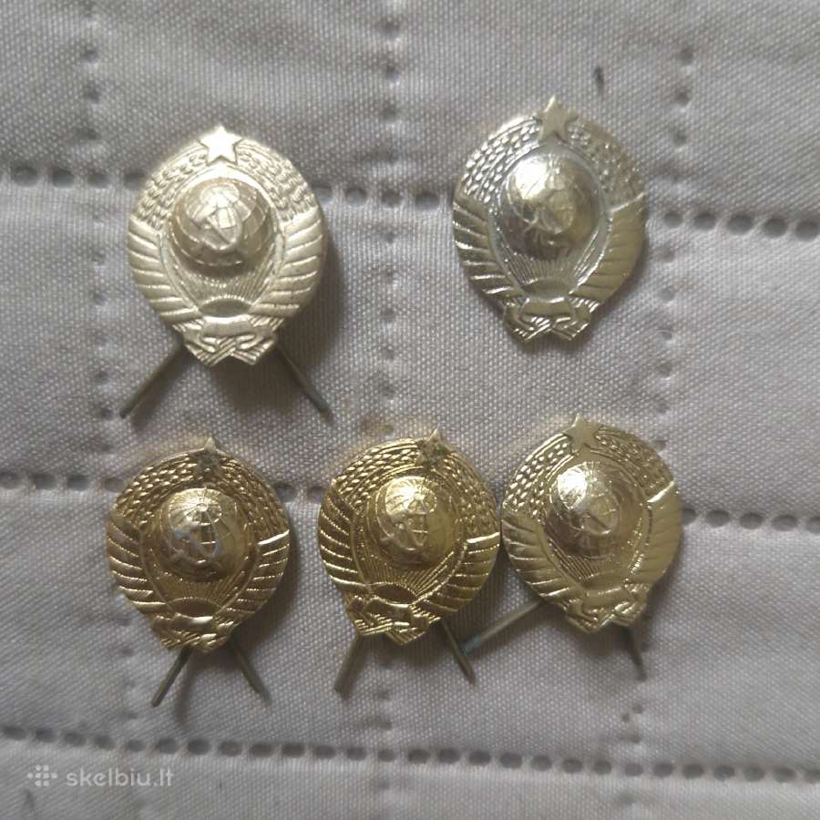 Kolekcinės vintažinės sovietinės sagos - nuotraukos Nr. 2