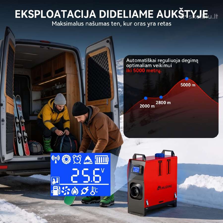 Galingas autonominis dyzelinis šildytuvas Webasto - nuotraukos Nr. 6