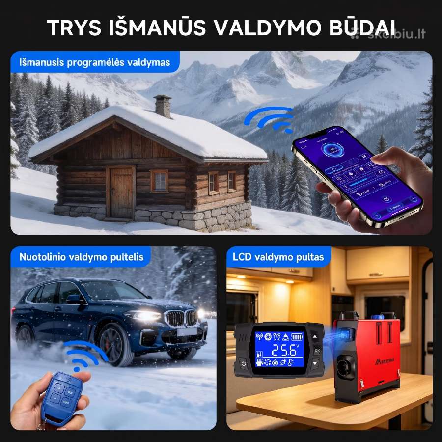 Galingas autonominis dyzelinis šildytuvas Webasto - nuotraukos Nr. 8