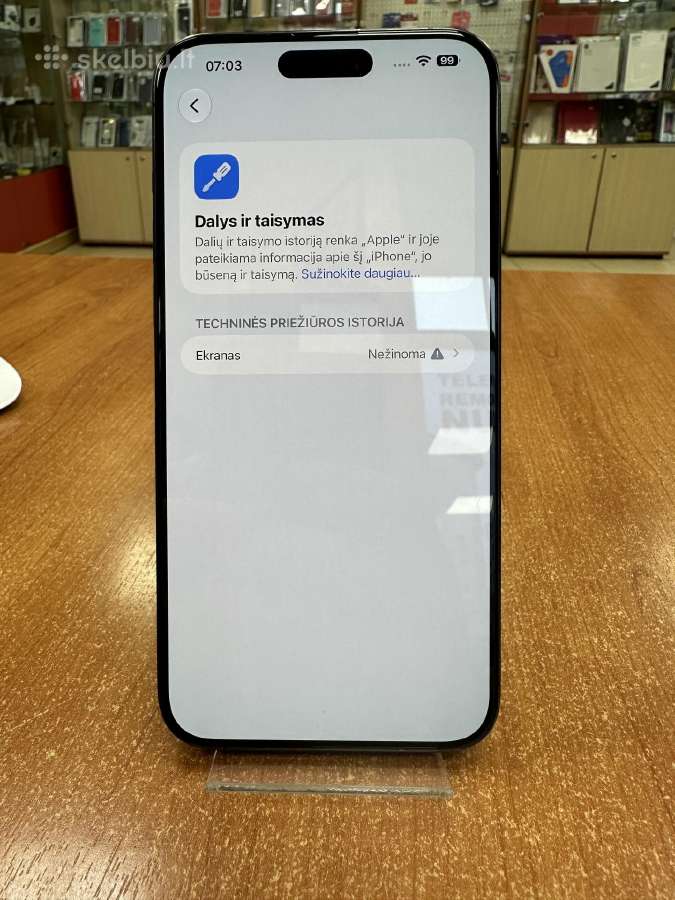 Apple iPhone 15 Pro Max 512 GB (Naudotas) - nuotraukos Nr. 2