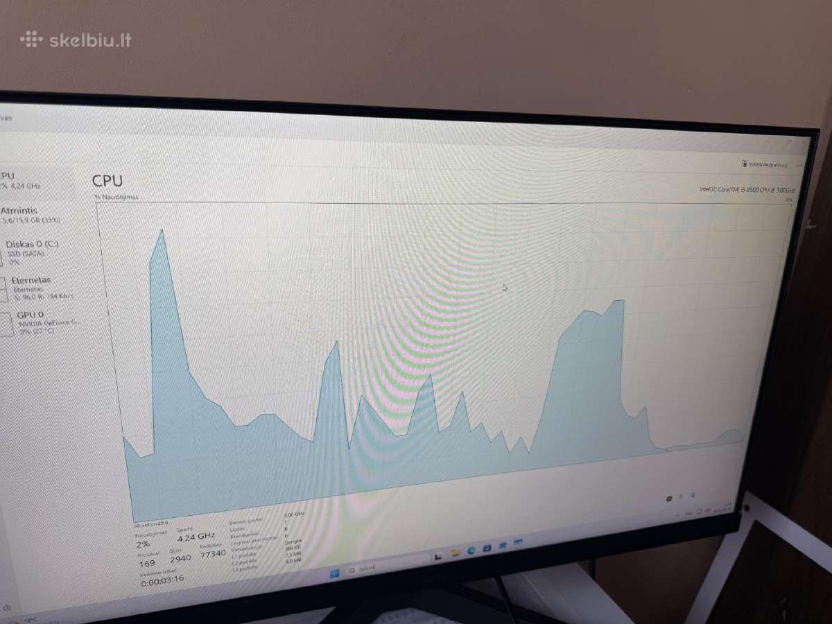 Žaidimu kompiuteris Gtx 1080ti I5 9500 Ddr4 - nuotraukos Nr. 5