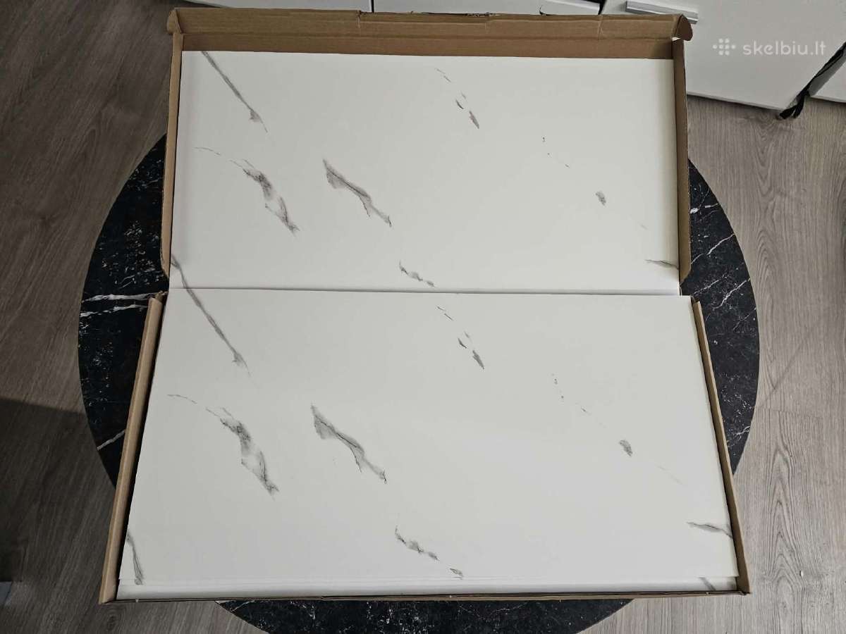 Lipnios marmuro imitacijos Pvc plokštės 60x30 cm - nuotraukos Nr. 4