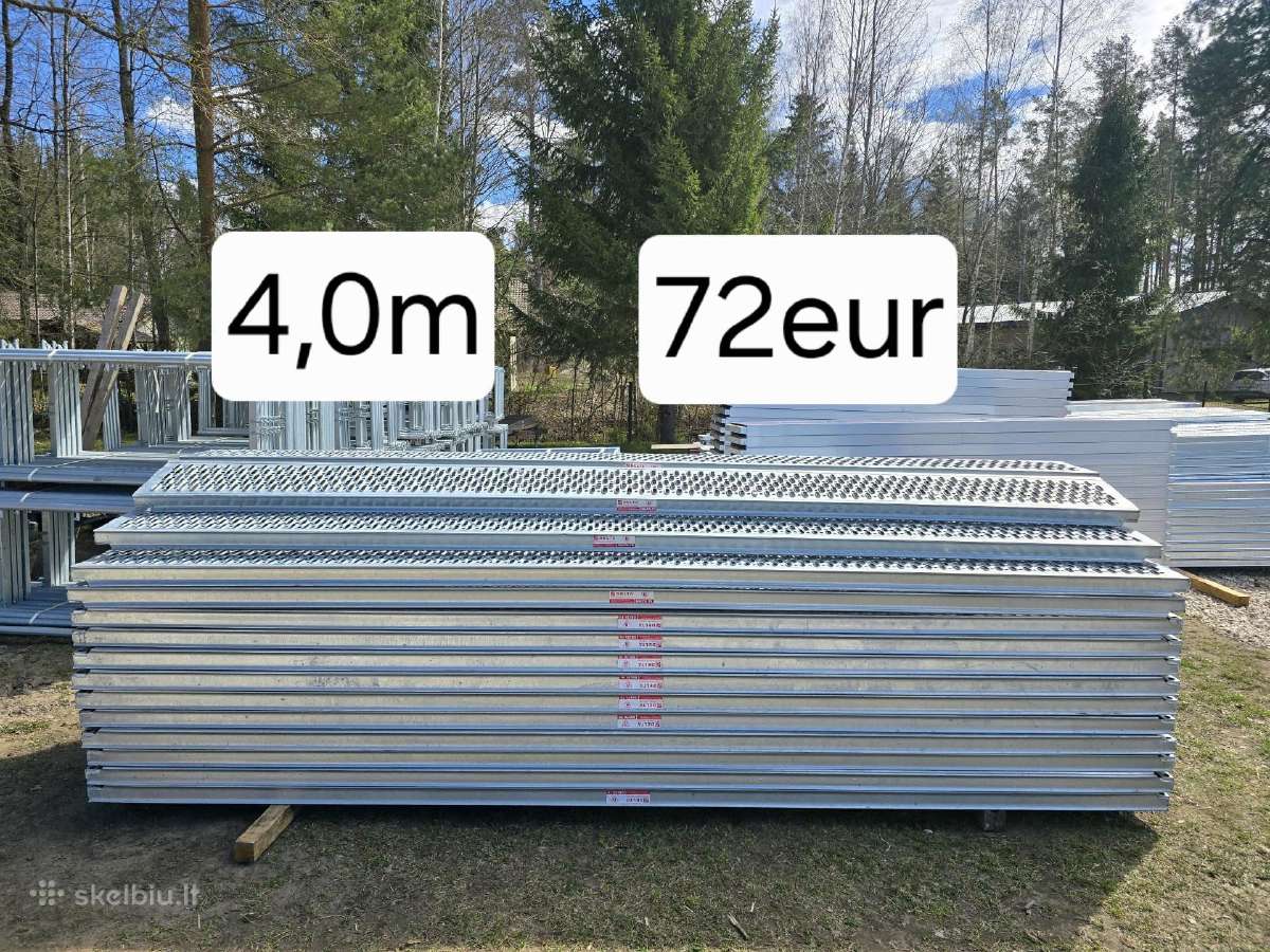 Parduodam nauji Plettac Layher pastoliai 26eur/m2 - nuotraukos Nr. 20