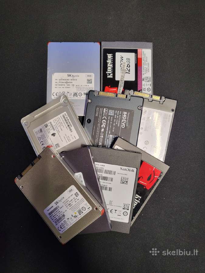 2,5 Sata SSD / Nvme SSD diskai 128,256,512, 1 TB - nuotraukos Nr. 2