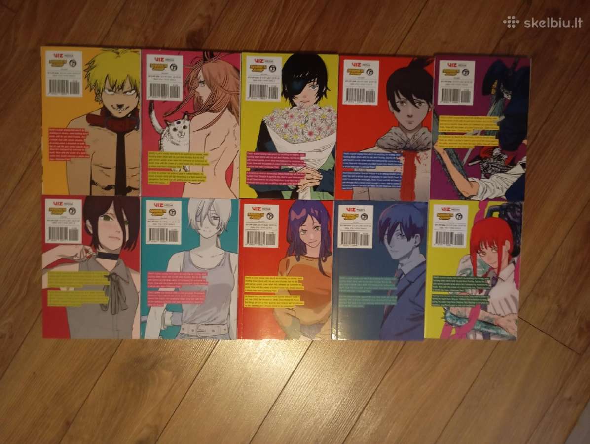 Chainsaw man manga nuo 1-10 ir 12-21 - nuotraukos Nr. 3