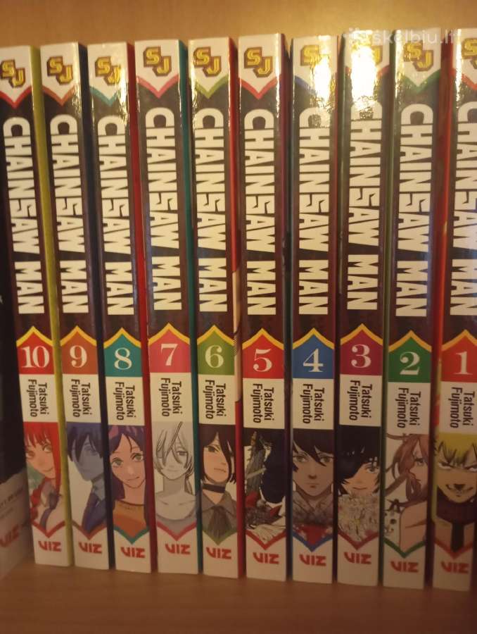 Chainsaw man manga nuo 1-10 ir 12-21 - nuotraukos Nr. 5