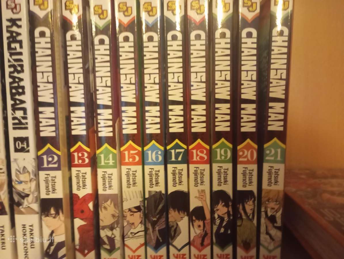 Chainsaw man manga nuo 1-10 ir 12-21 - nuotraukos Nr. 6