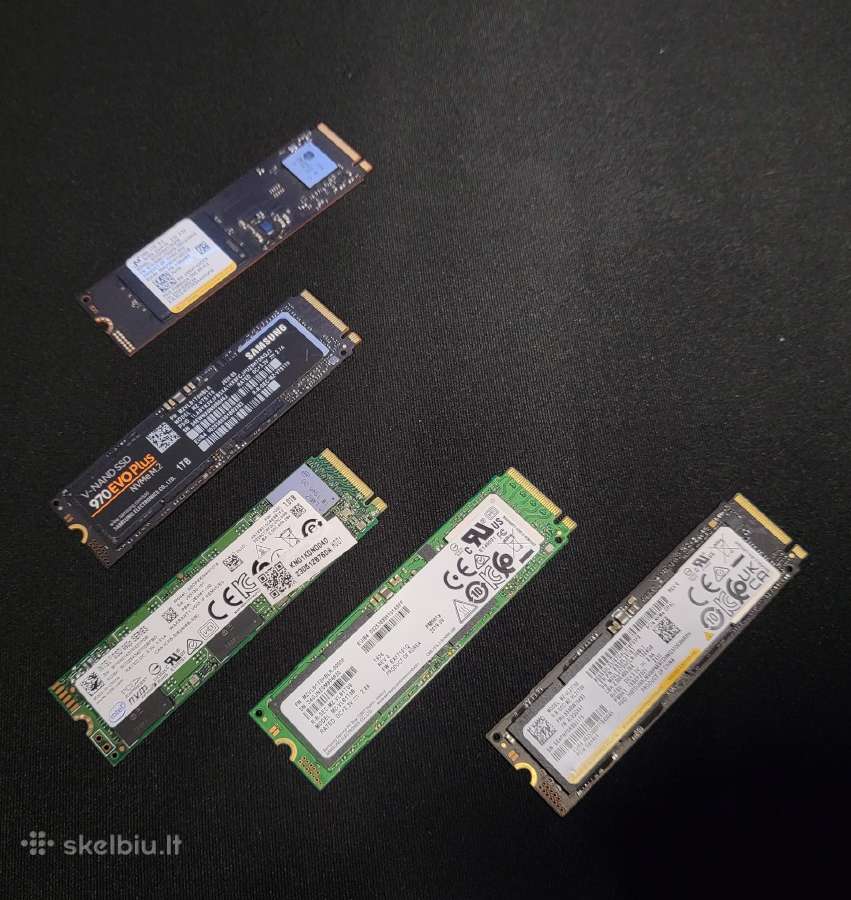 2,5 Sata SSD / Nvme SSD diskai 128,256,512, 1 TB - nuotraukos Nr. 2