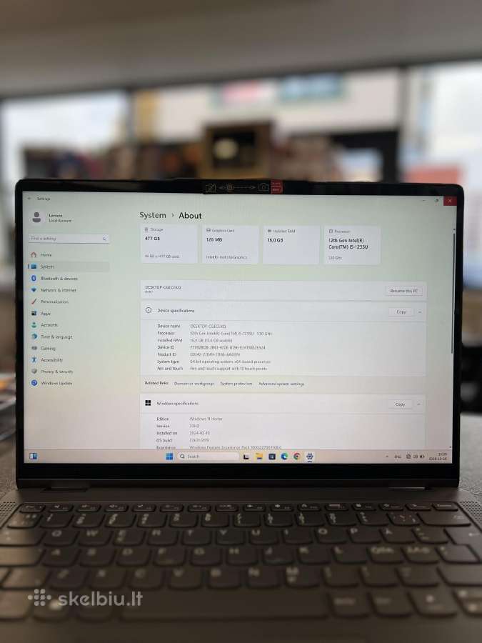 Lenovo Ideapad Flex 5 14iau7 - nuotraukos Nr. 3