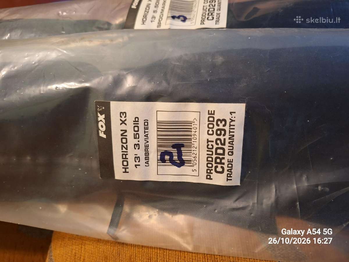 Komplektas Fox x3 kotai ir ritės Delphin Darx 12t - nuotraukos Nr. 13