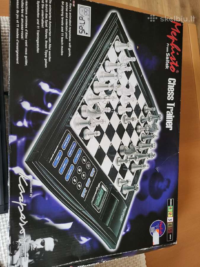 Elektroniniai šachmatai Saitek Mephisto Kasparov - nuotraukos Nr. 2