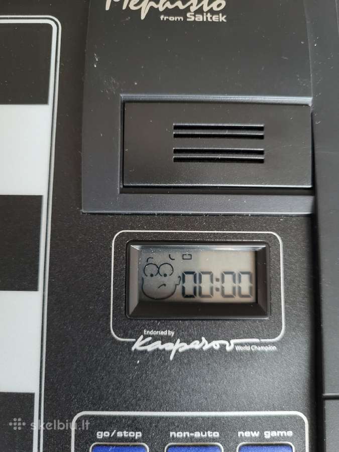 Elektroniniai šachmatai Saitek Mephisto Kasparov - nuotraukos Nr. 3