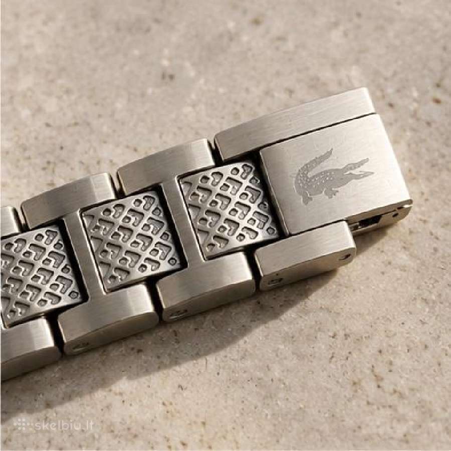 Lacoste metalinė apyrankė Su dėžute ir priedais - nuotraukos Nr. 3