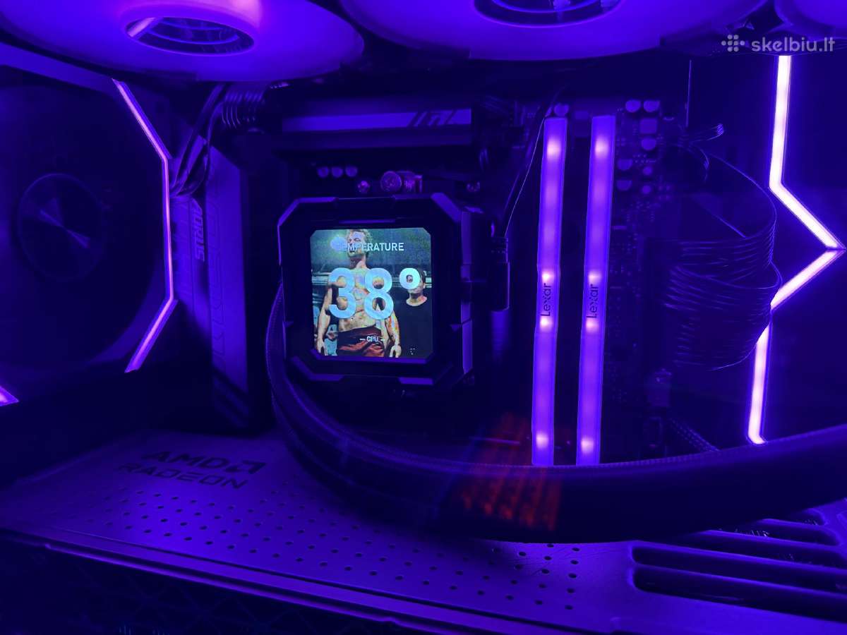 Galingas Gaming Pc rx 9070 16gb ryzen 5 9600x - nuotraukos Nr. 3