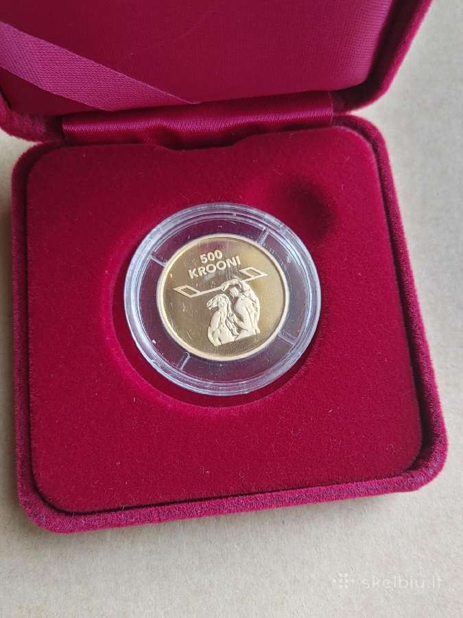 1998m - Estija 500 kroon (auksas) 1/4oz - nuotraukos Nr. 2