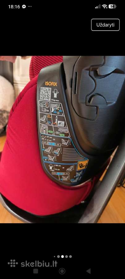 Axissfix autokėdutė 180 isofix - nuotraukos Nr. 4