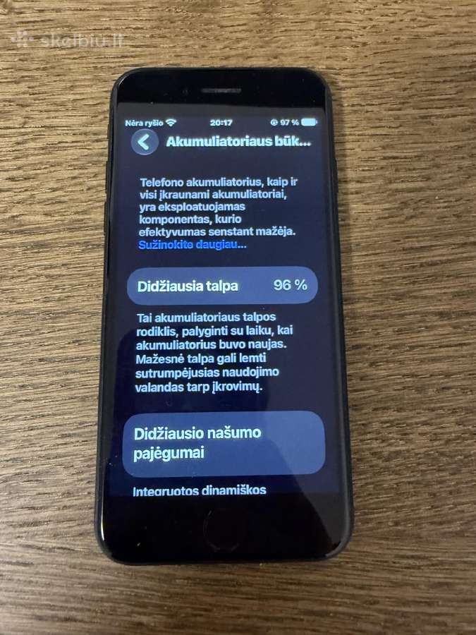 iPhone Se 2020 64gb idealios būklės - nuotraukos Nr. 7