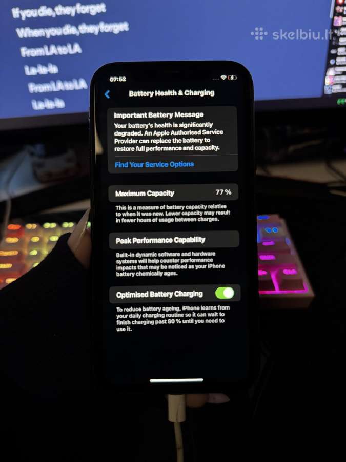iPhone 11 64gb black - nuotraukos Nr. 3