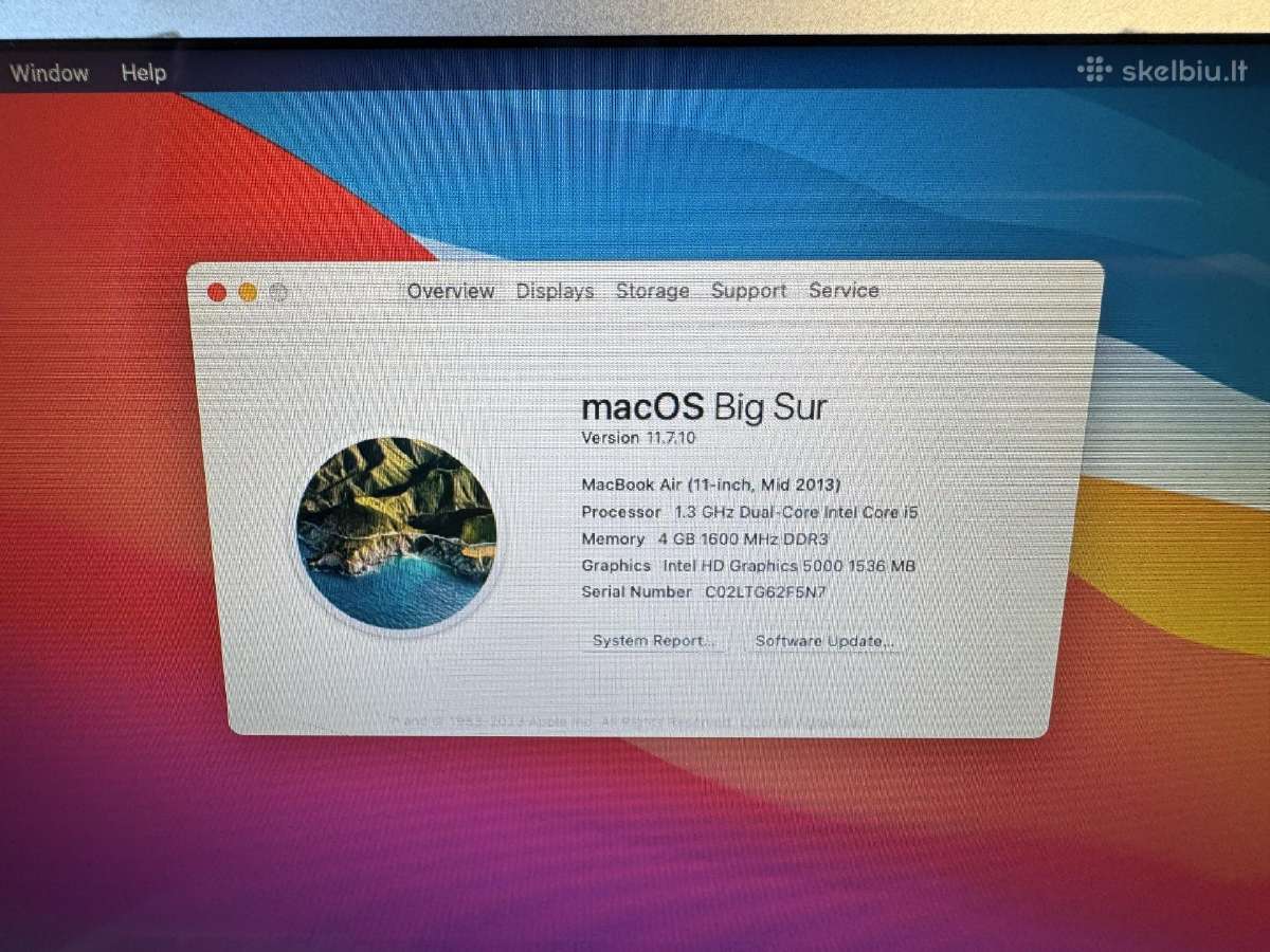 Apple MacBook Air 11 - nuotraukos Nr. 8