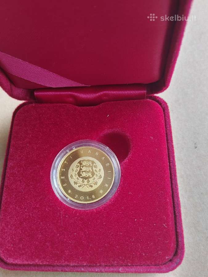2018m - Estija 100 eurų (auksas) reta - nuotraukos Nr. 2