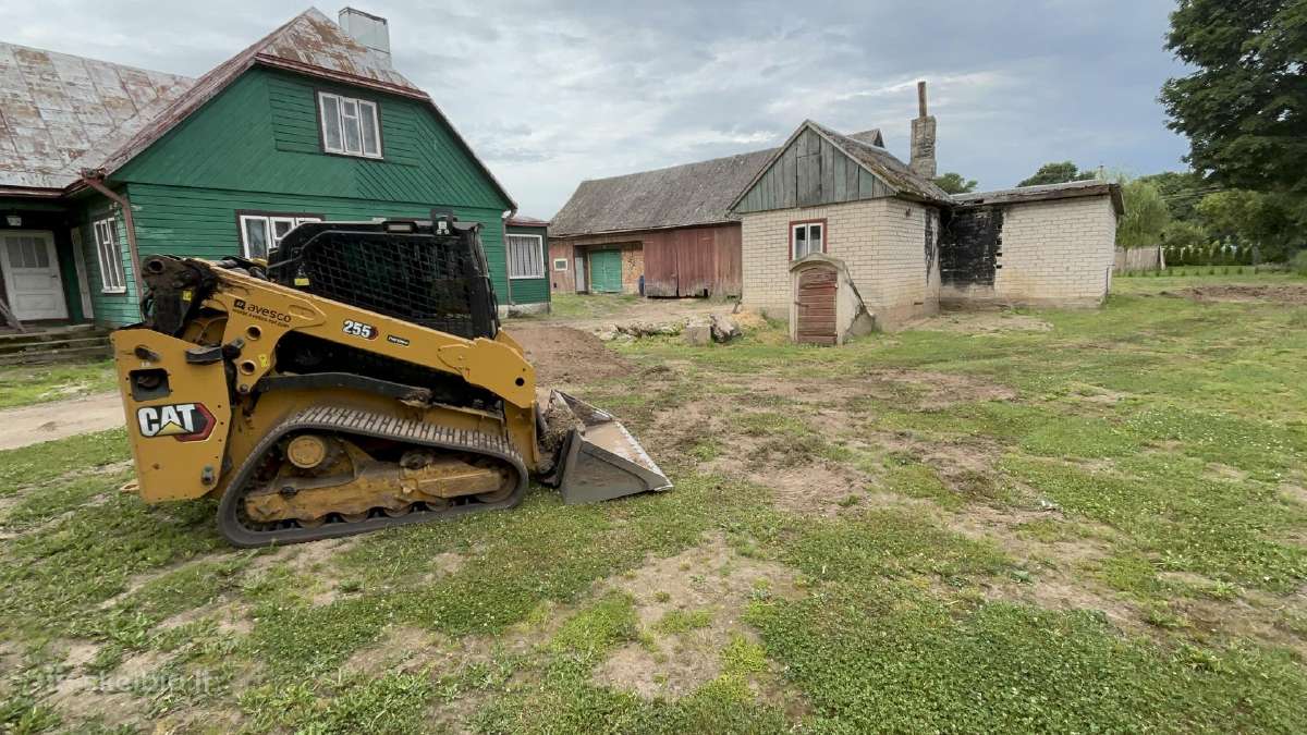 Žemės darbai sklypo lyginimas bobcat paslaugos - nuotraukos Nr. 3