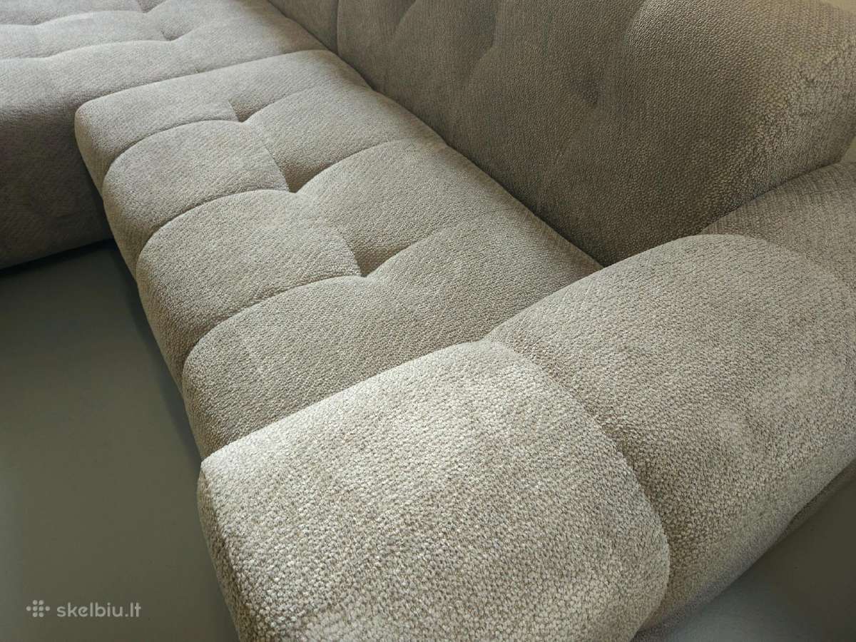 Nauja, kokybiška kampinė, sofa. - nuotraukos Nr. 3