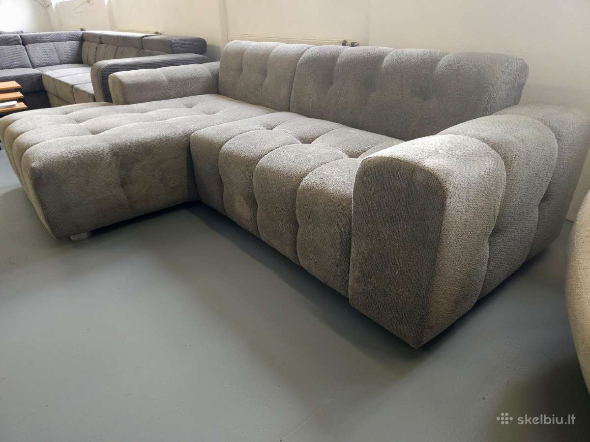 Nauja, kokybiška kampinė, sofa. - nuotraukos Nr. 4