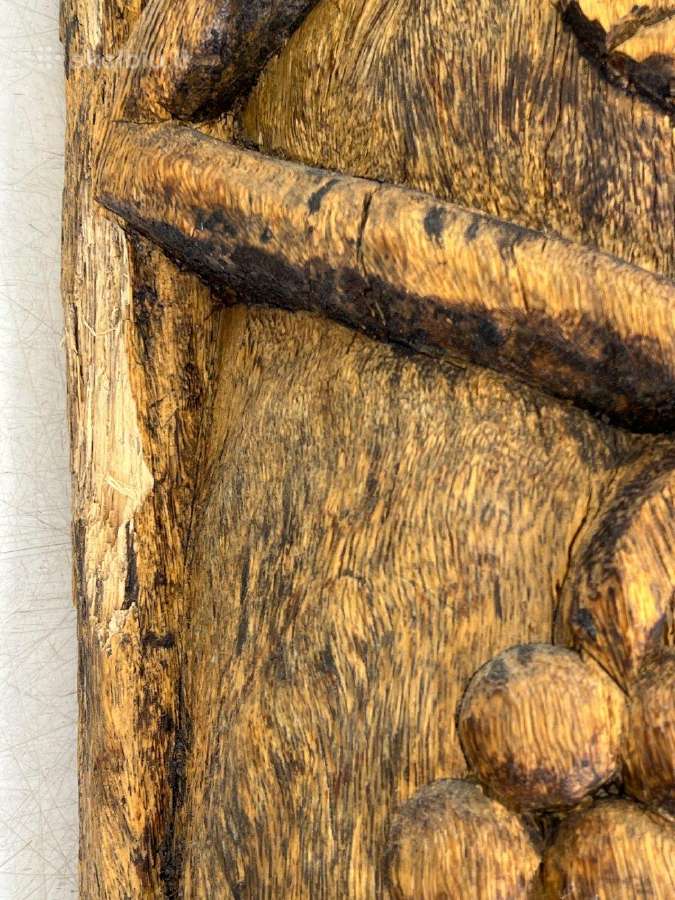 Senovinės drožinėtos kolonos 2 vnt. Komplektas - nuotraukos Nr. 16