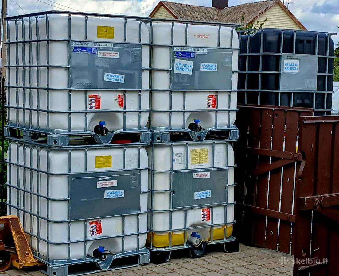 Ibc konteineriai 1000 l – plastikinės talpos. - nuotraukos Nr. 5