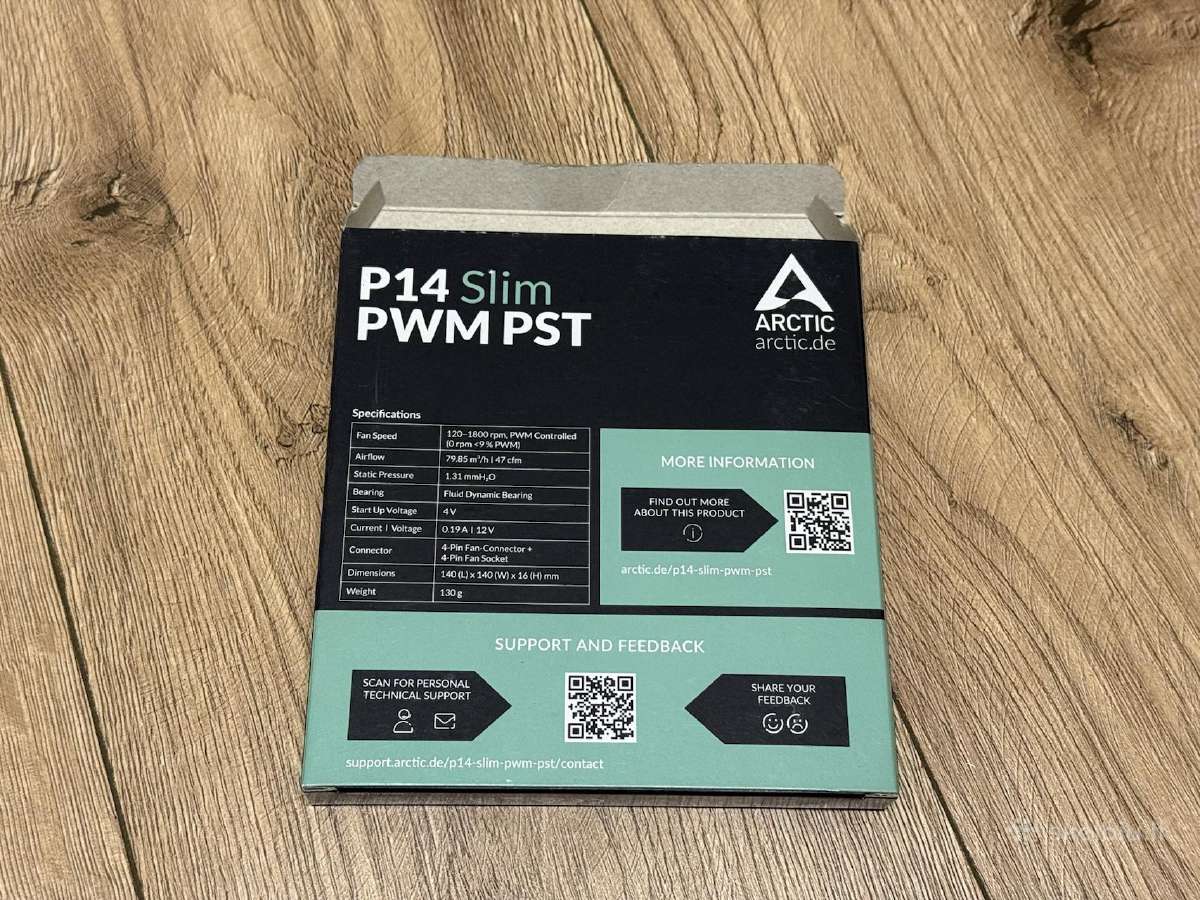 Arctic P14 Slim x2 + P12 Slim Pwm Pst - nuotraukos Nr. 6