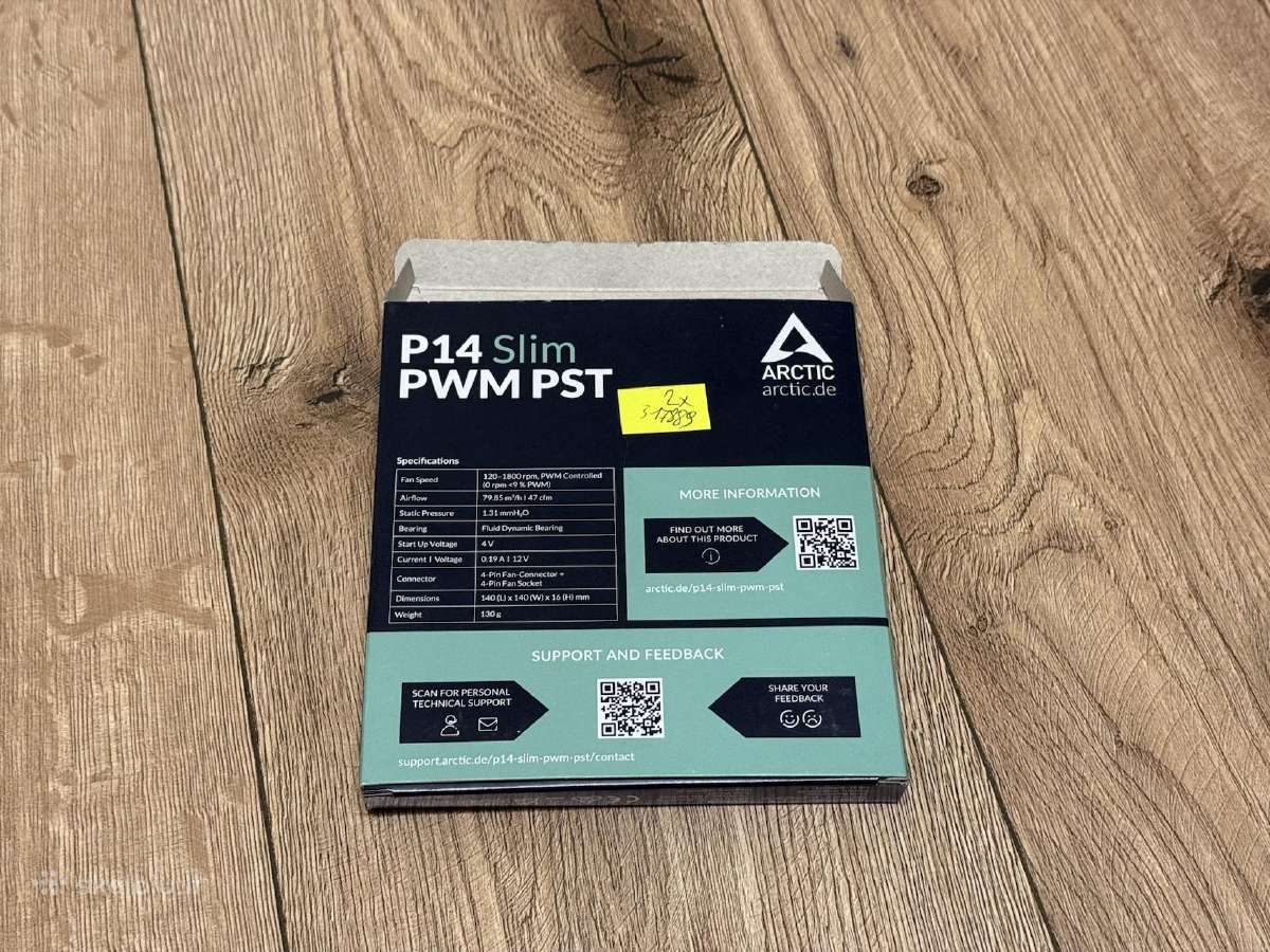 Arctic P14 Slim x2 + P12 Slim Pwm Pst - nuotraukos Nr. 12