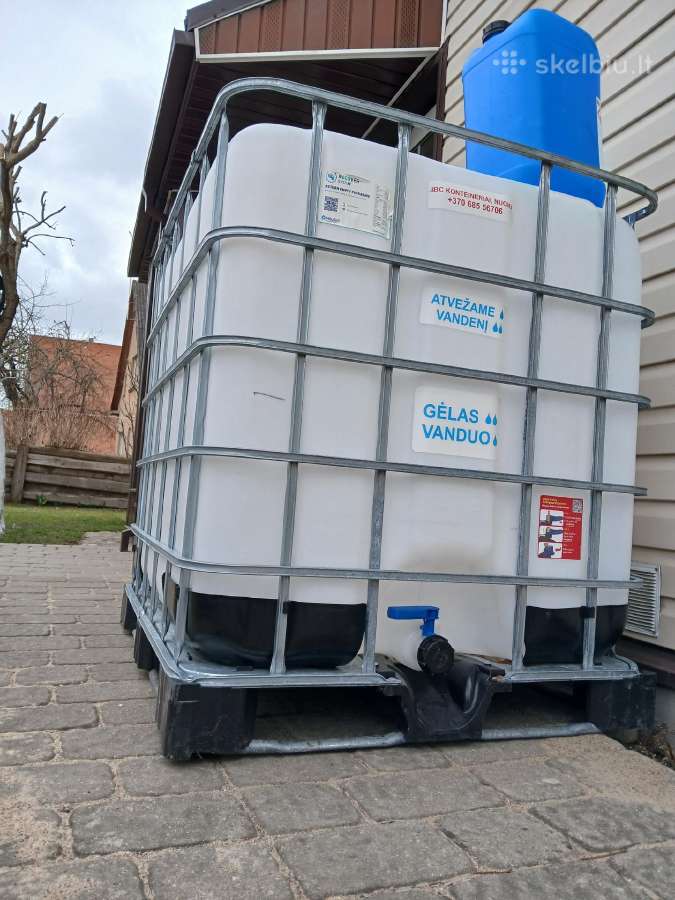 Ibc konteineriai 1000 l – plastikinės talpos. - nuotraukos Nr. 11