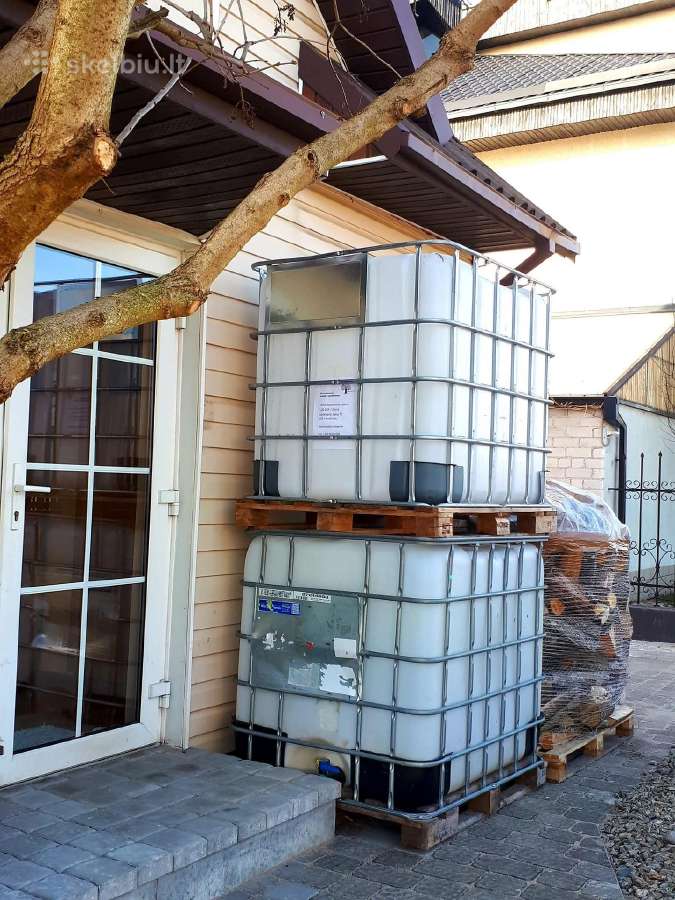Ibc konteineriai 1000 l – plastikinės talpos. - nuotraukos Nr. 2