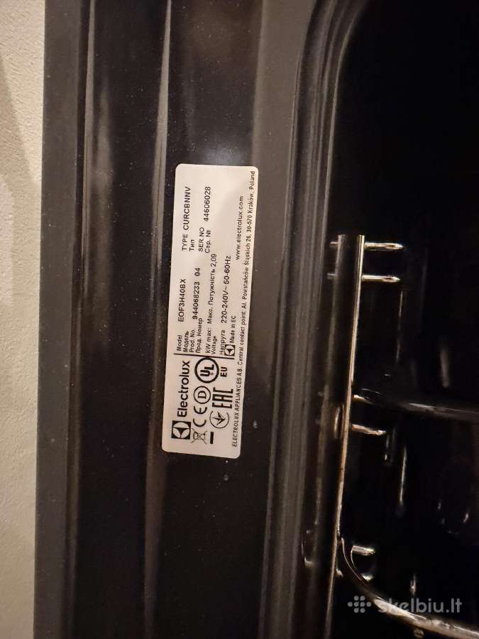 Electrolux orkaitė - nuotraukos Nr. 3