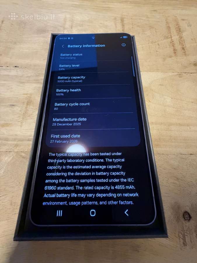 Samsung Galaxy S26 Ultra 512gb (Cobalt Violet) - nuotraukos Nr. 5