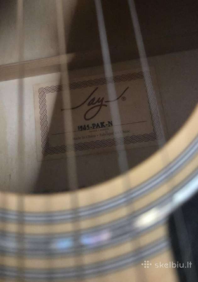 Akustinė gitara Jay Turser Jj45 su dėklu - nuotraukos Nr. 2