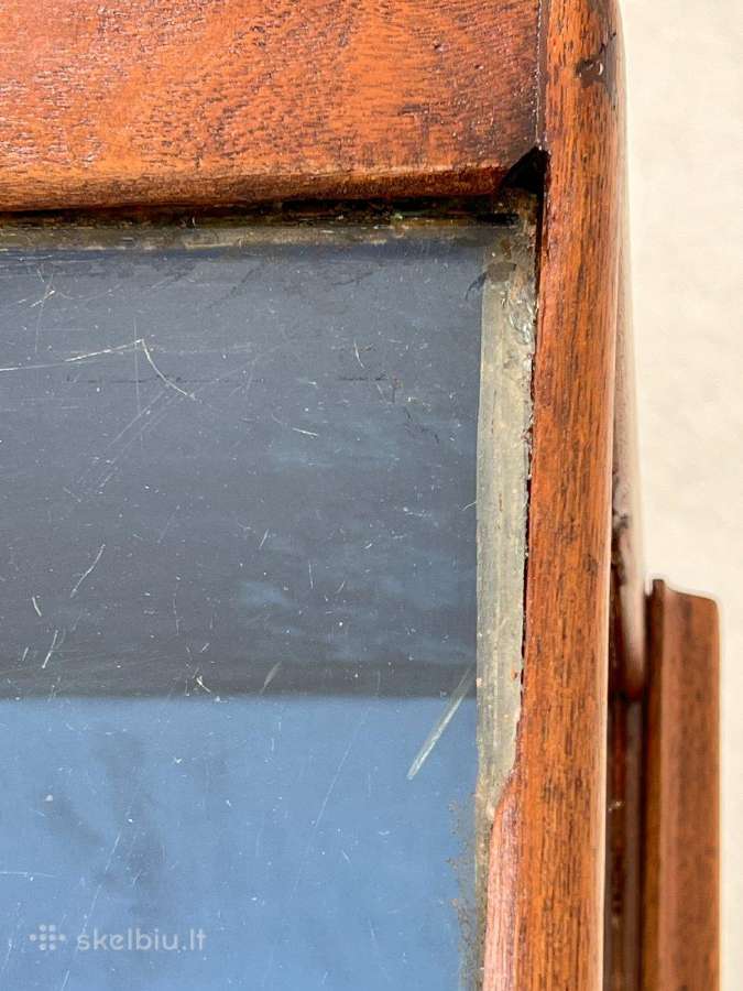 Riešutmedžio senovinė prekybinė vitrina - nuotraukos Nr. 16