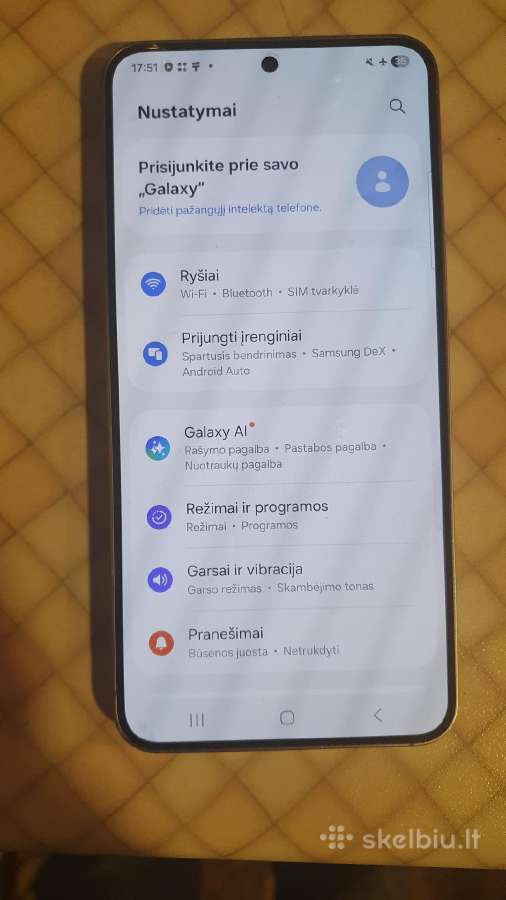 Samsung Galaxy S25 nedaug naudotas kaip atsarginis - nuotraukos Nr. 3