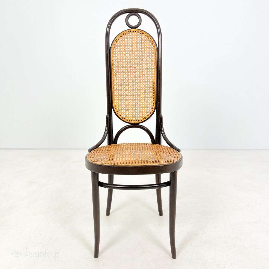 Thonet Long John 207 kėdė su ratanu - nuotraukos Nr. 2