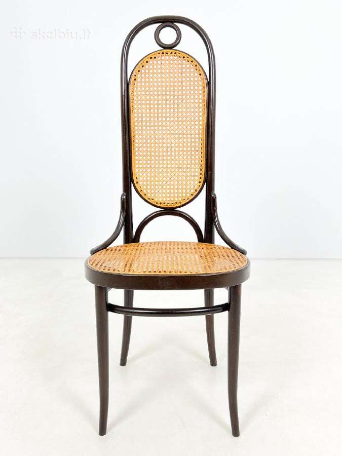Thonet Long John 207 kėdė su ratanu - nuotraukos Nr. 3