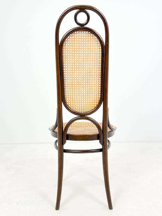 Thonet Long John 207 kėdė su ratanu - nuotraukos Nr. 8