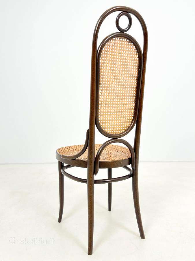 Thonet Long John 207 kėdė su ratanu - nuotraukos Nr. 9